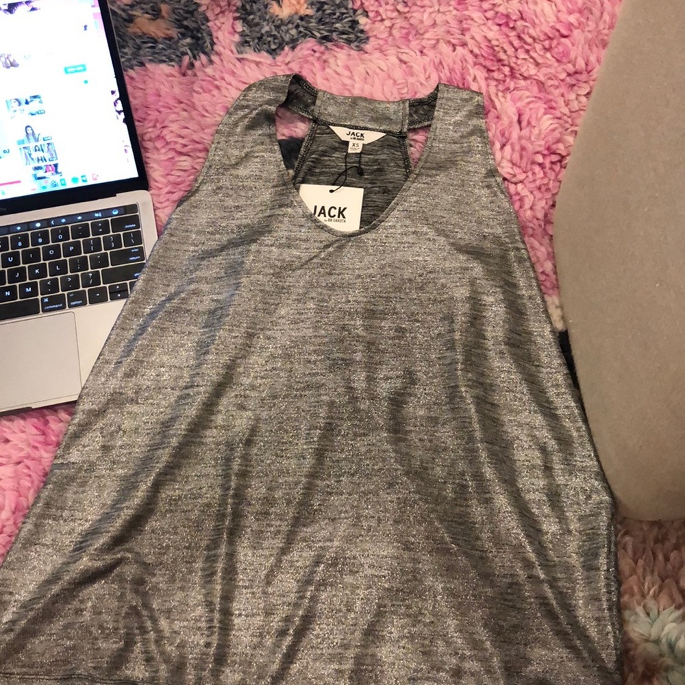 Jack sparkly racerback tank